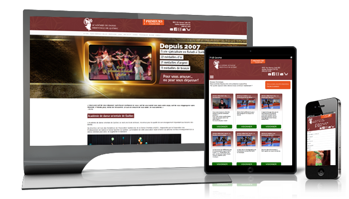 Cliquez pour voir le site dans une nouvelle fenêtre Académie de danse orientale de Québec